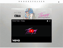 Tablet Screenshot of brookefraser.com